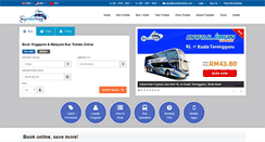 Desktop Screenshot of busonlineticket.com